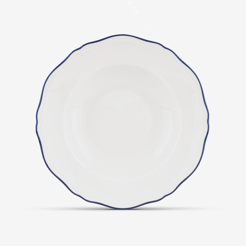Ginori 1735 | Corona Blu Cobato Soup Plate