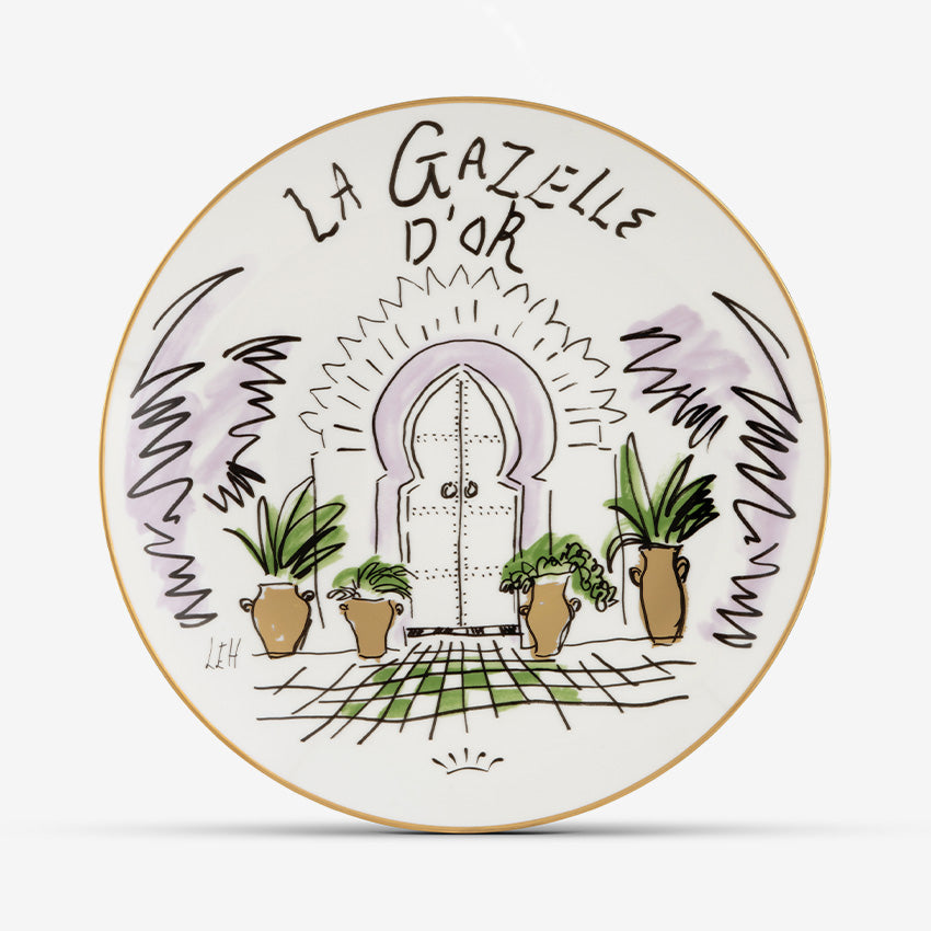 Ginori 1735 | Profumi Luchino Plate - La Gazelle D'Or