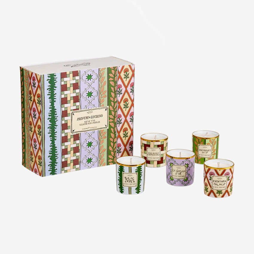Ginori 1735 Profumi Luchino Tutti Frutti Mini Candles Set of 5