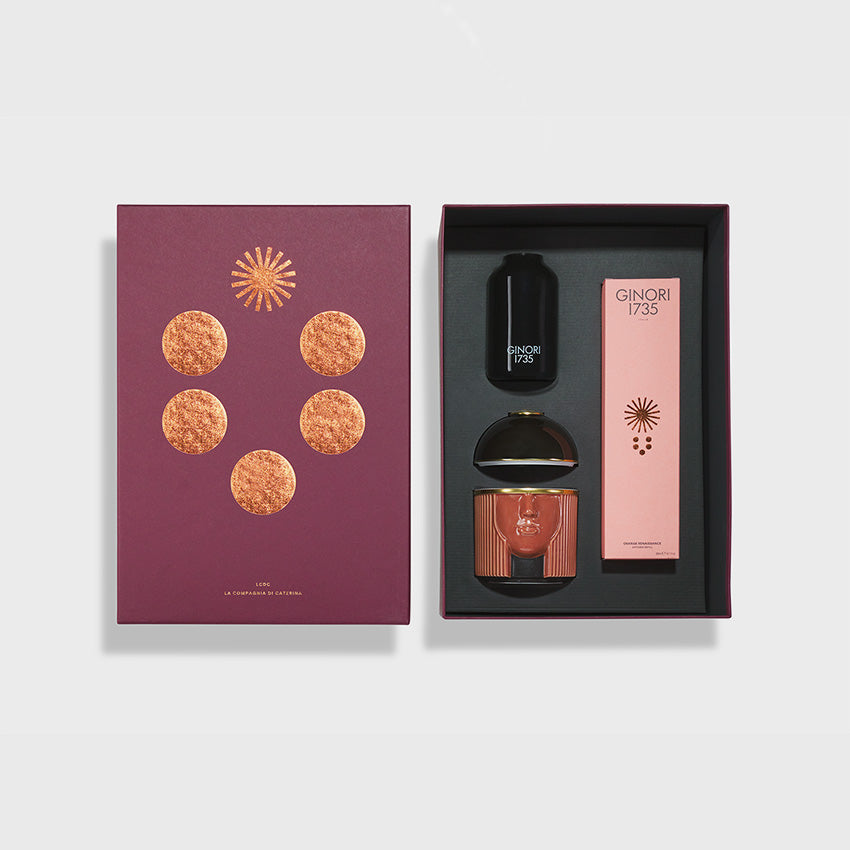 Ginori 1735 | LCDC The Amazon Diffuseur de Parfum Avec Couvercle - Argile Rouge