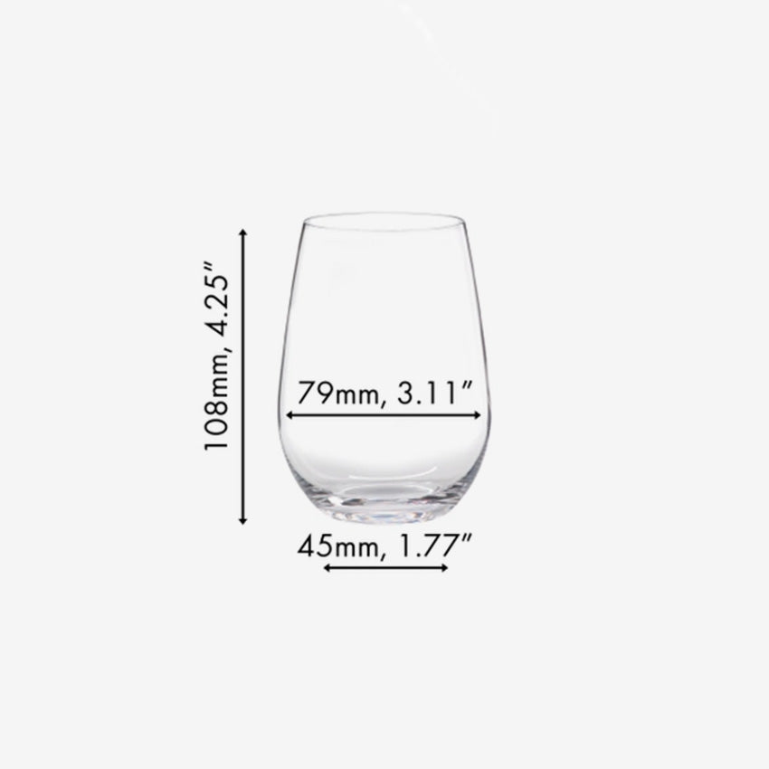 Riedel | O Wine Tumbler Riesling/Sauvignon Blanc - Lot de 2