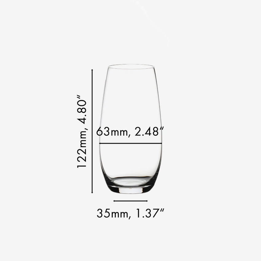 Riedel | O Wine Tumbler Champagne Glass - Set of 2