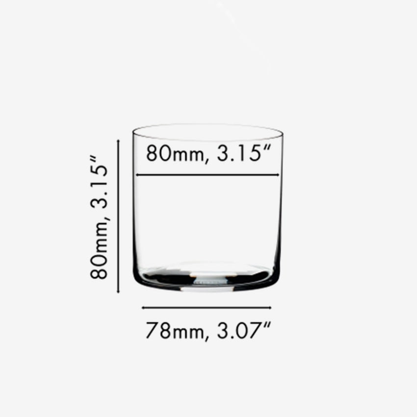 Riedel | O Wine Tumbler Water Crystal - Set of 2