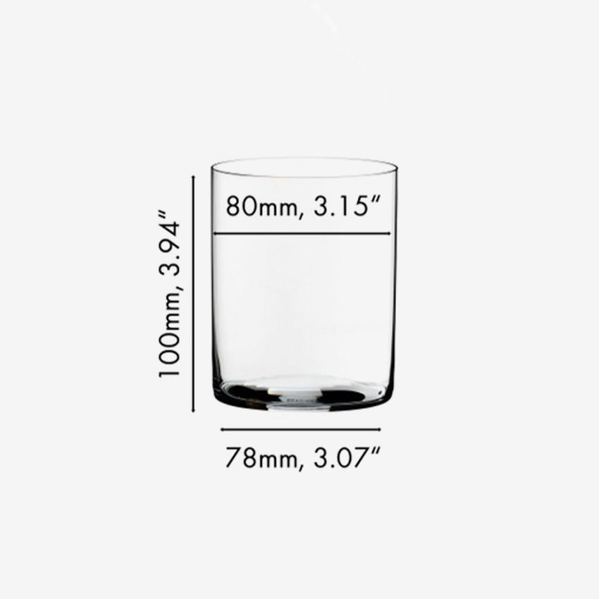 Riedel | O Wine Tumbler Whisky - Lot de 2