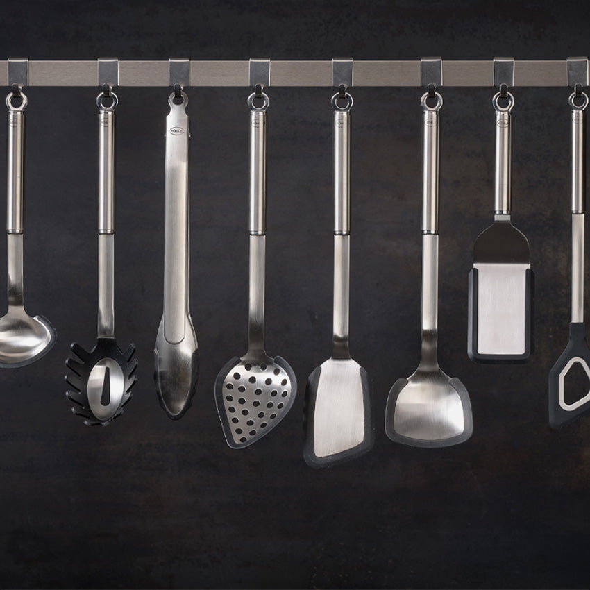Rosle | Basting Spoon with Silicone Rim/Wok Turner