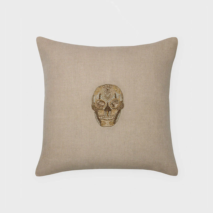 Sferra | Skull Decorative Pillow