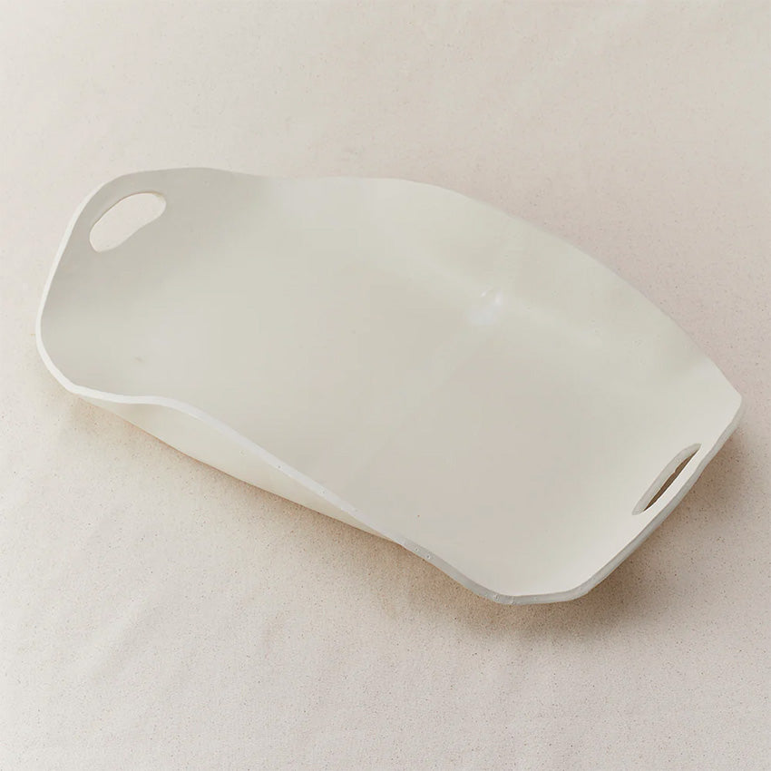 Style Union Home | Patricia Platter - Large - Blanc