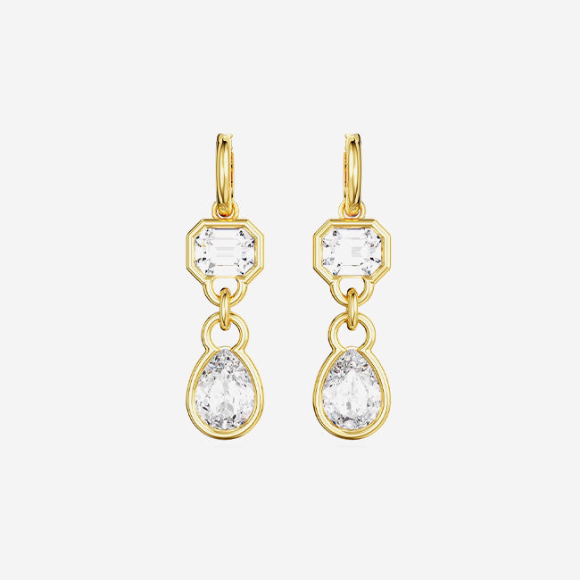 Swarovski | Dextera Mixed Cuts Drop Earrings
