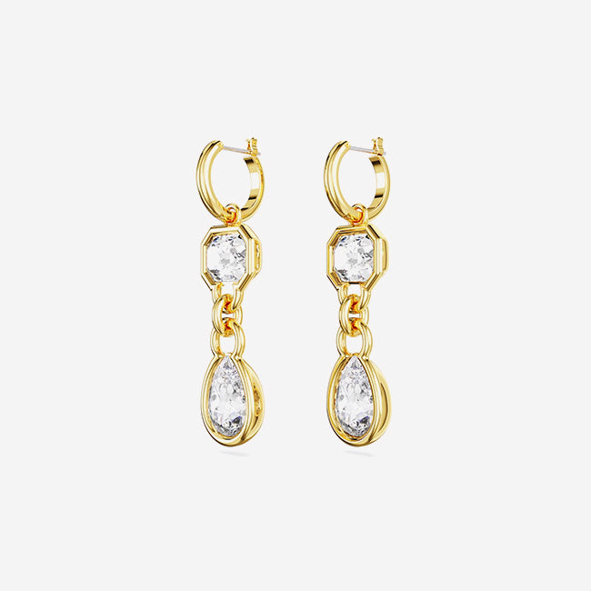 Swarovski | Dextera Mixed Cuts Drop Earrings