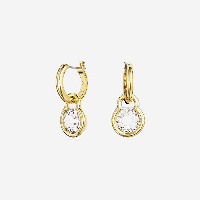 Swarovski | Boucles d'oreilles pendantes Dextera à taille ronde