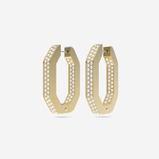 Swarovski | Dextera Octagon Shape Hoop Earrings