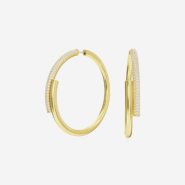 Swarovski | Dextera Large Hoop Earrings