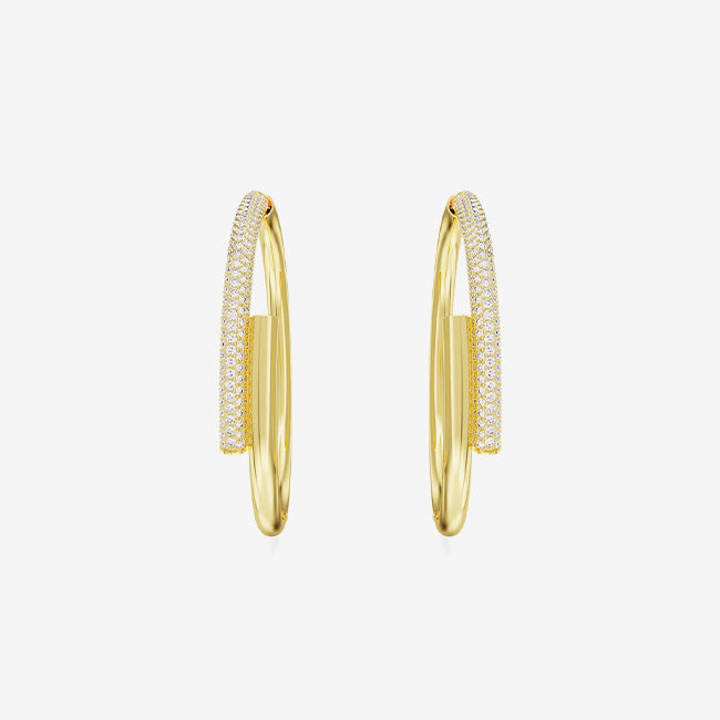 Swarovski | Dextera Large Hoop Earrings
