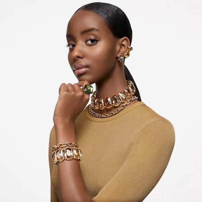 Swarovski | Dextera Mixed Links Statement Necklace