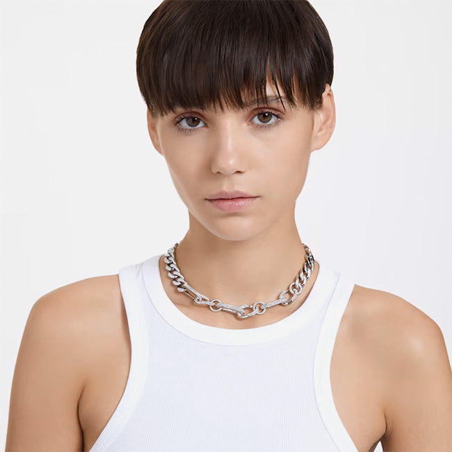 Swarovski | Dextera Mixed Links Statement Necklace