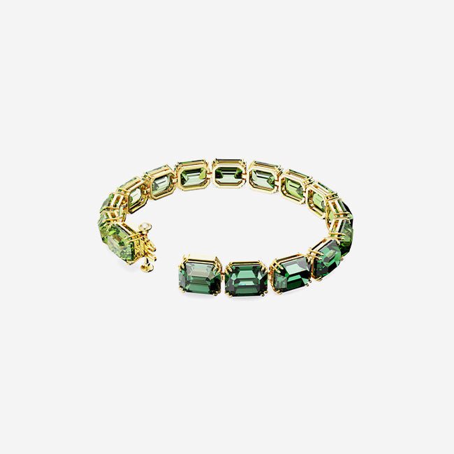 Swarovski | Millenia Octagon-Cut Bracelet - Green Gradient