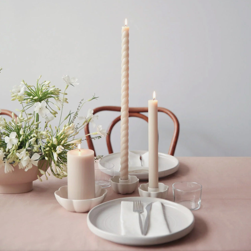 The Floral Society | Fancy Taper Candles 10" - Set of 2