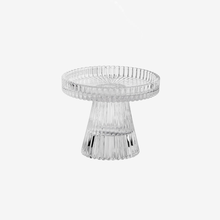 Torre & Tagus | Anya Faceted Glass Reversible Pillar/Tealight Candle Holder