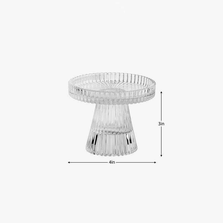 Torre & Tagus | Anya Faceted Glass Reversible Pillar/Tealight Candle Holder