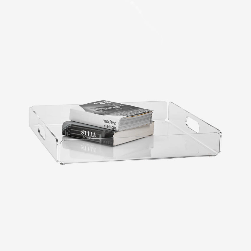 Torre & Tagus | Lucite Acrylic Square Tray
