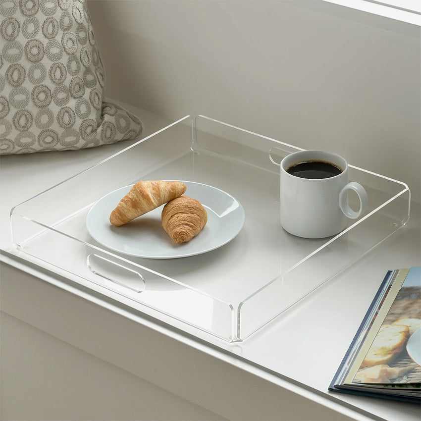 Torre & Tagus | Lucite Acrylic Square Tray