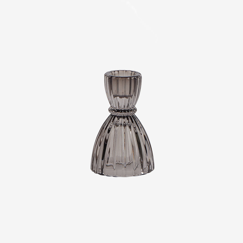 Torre & Tagus | Olivia Faceted Glass Taper Candle Holder