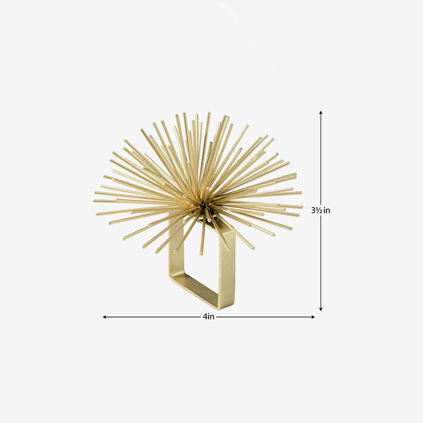Torre & Tagus | Spike Pod Napkin Ring - Gold