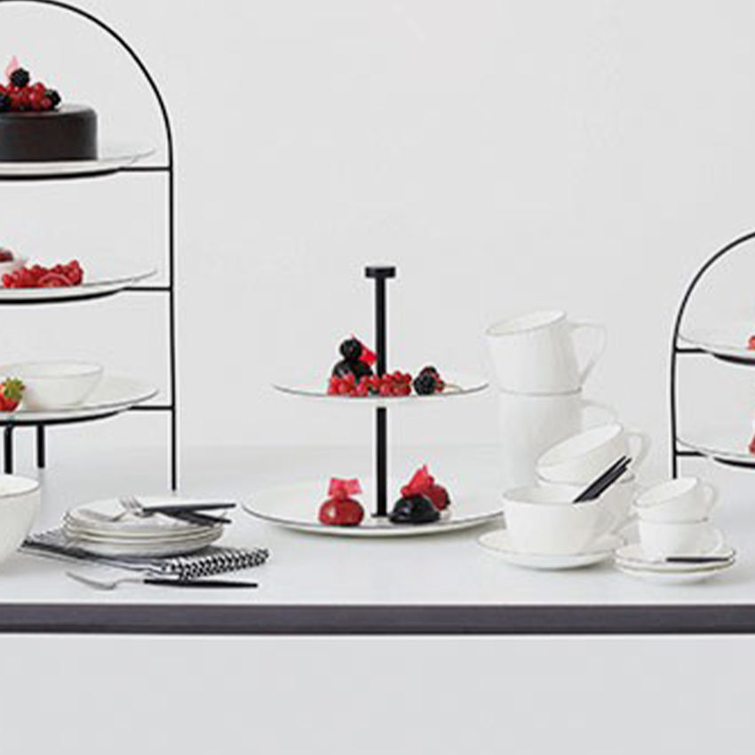 Asa Germany | Ligne Noire 2-Tiered Serving Stand