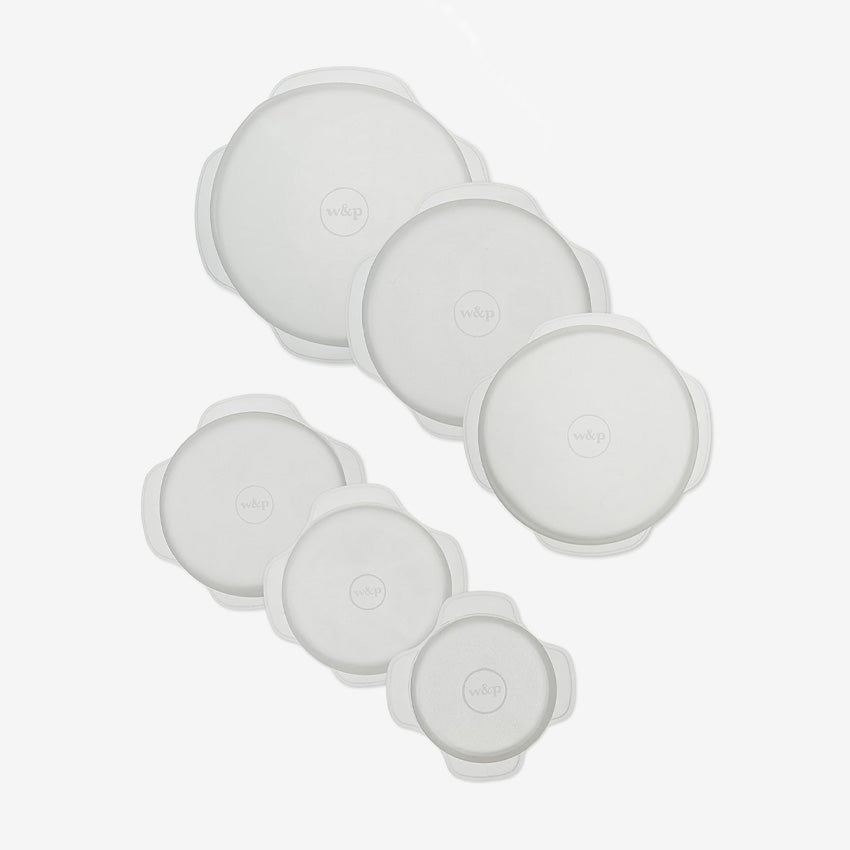W&P | Reusable Silicone Stretch Lids - Set of 6
