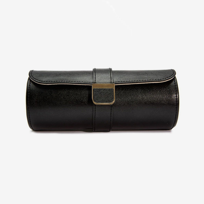 Wolf 1834 | Palermo Double Watch Roll + Jewelry Pouch