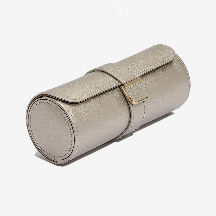 Wolf 1834 | Palermo Double Watch Roll + Jewelry Pouch