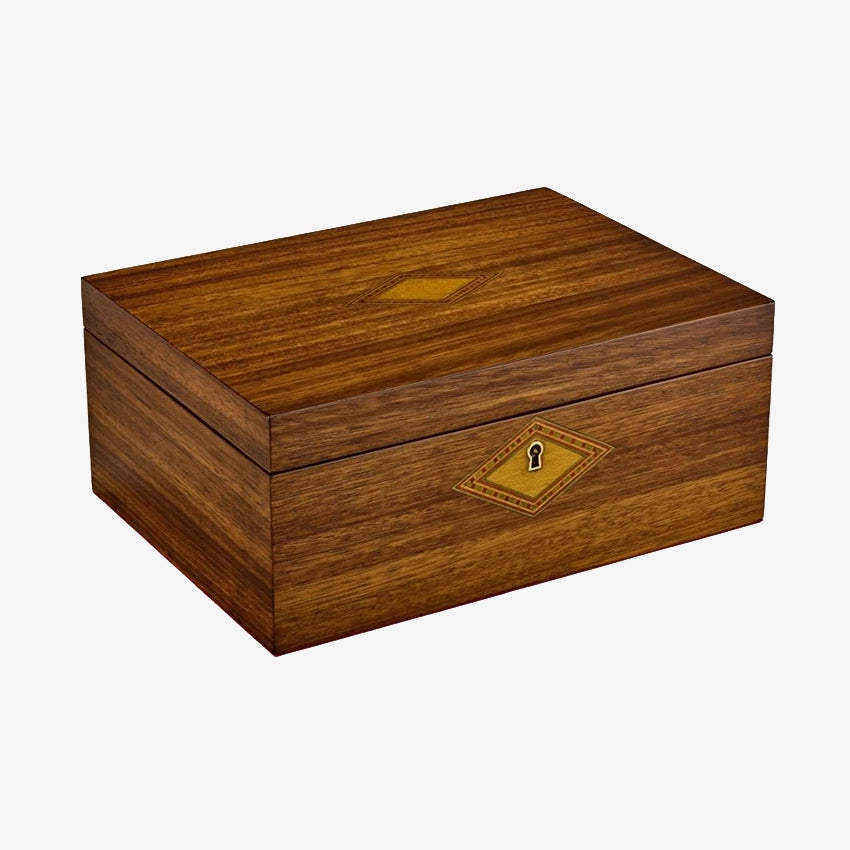 Wolf | Nutcracker Musical Jewellery Box - Walnut Wood