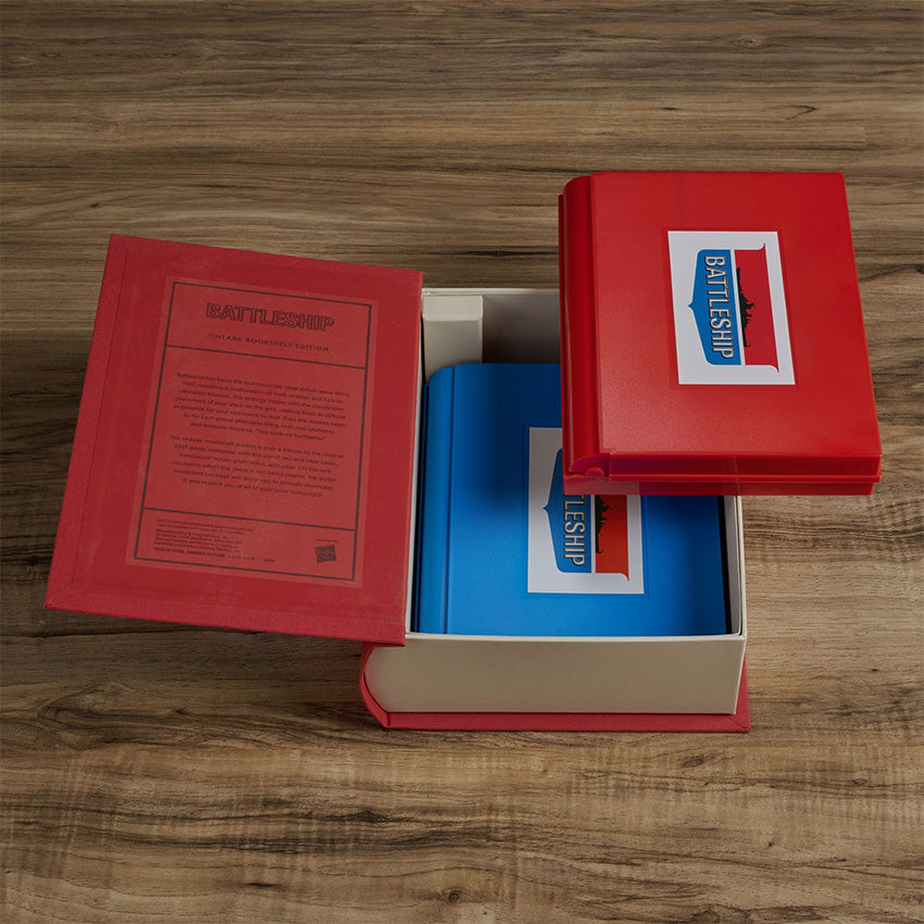 WS Game Company | Battleship - Vintage Bookshelf Edition