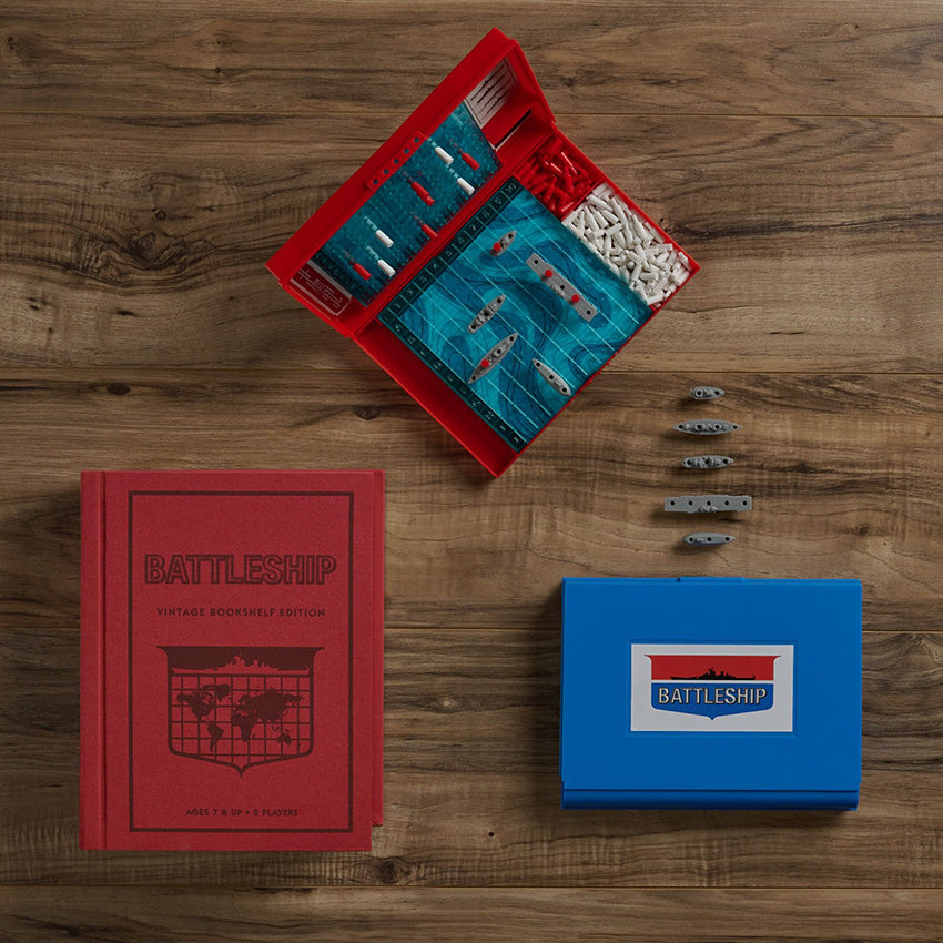 WS Game Company | Battleship - Vintage Bookshelf Edition