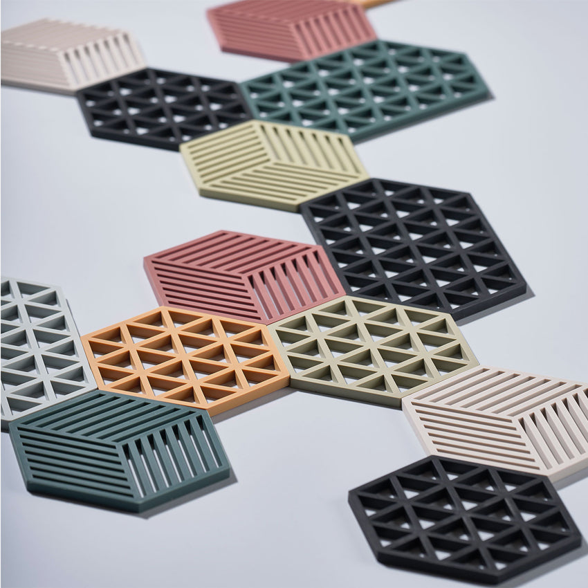 Zone | Dessous de Plat Hexagonal en Silicone