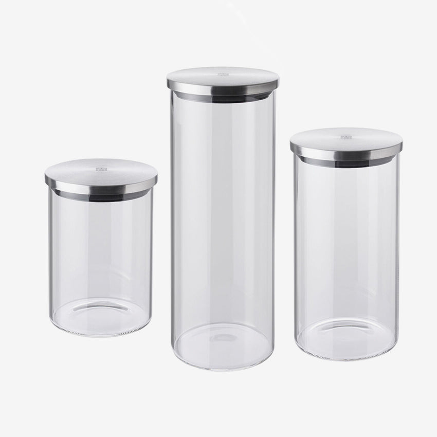 Zwilling | Glass Storage Jar Set of 3 - Clear