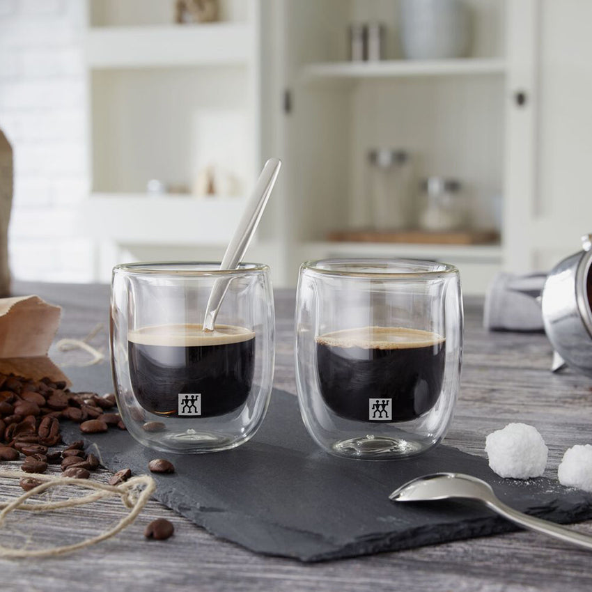 Zwilling | Sorrento Double Wall Espresso Glass Set - Clear