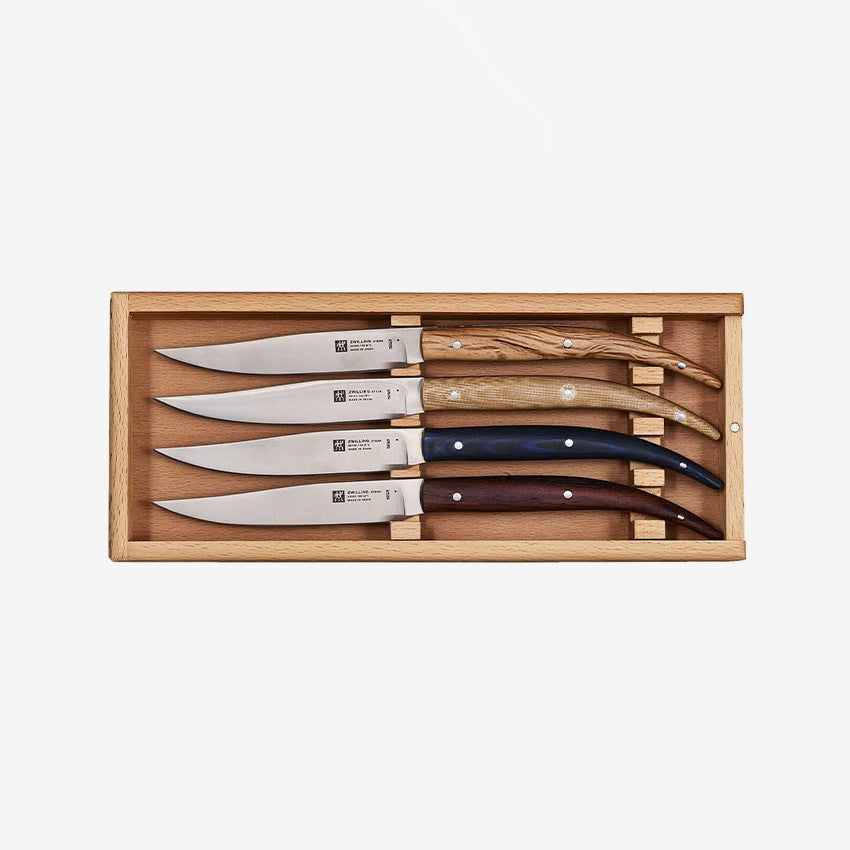 Zwilling | 4-Pc Toro Steak Knife Set - Brown
