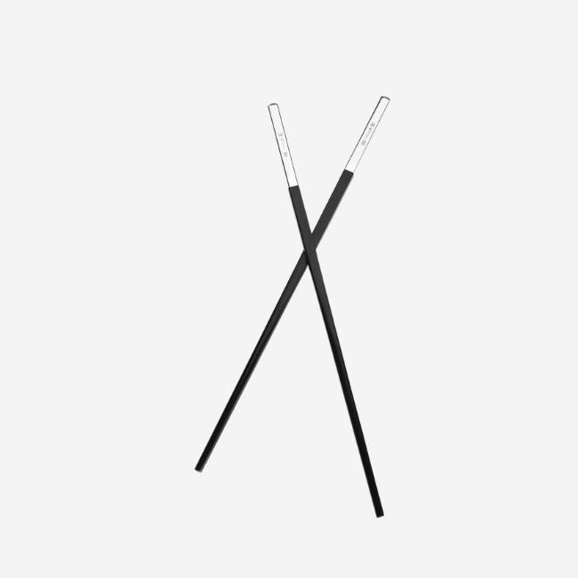 Maison Lipari CHRISTOFLE Uni Chinese Chopsticks Black L: 24 cm  CHRISTOFLE.