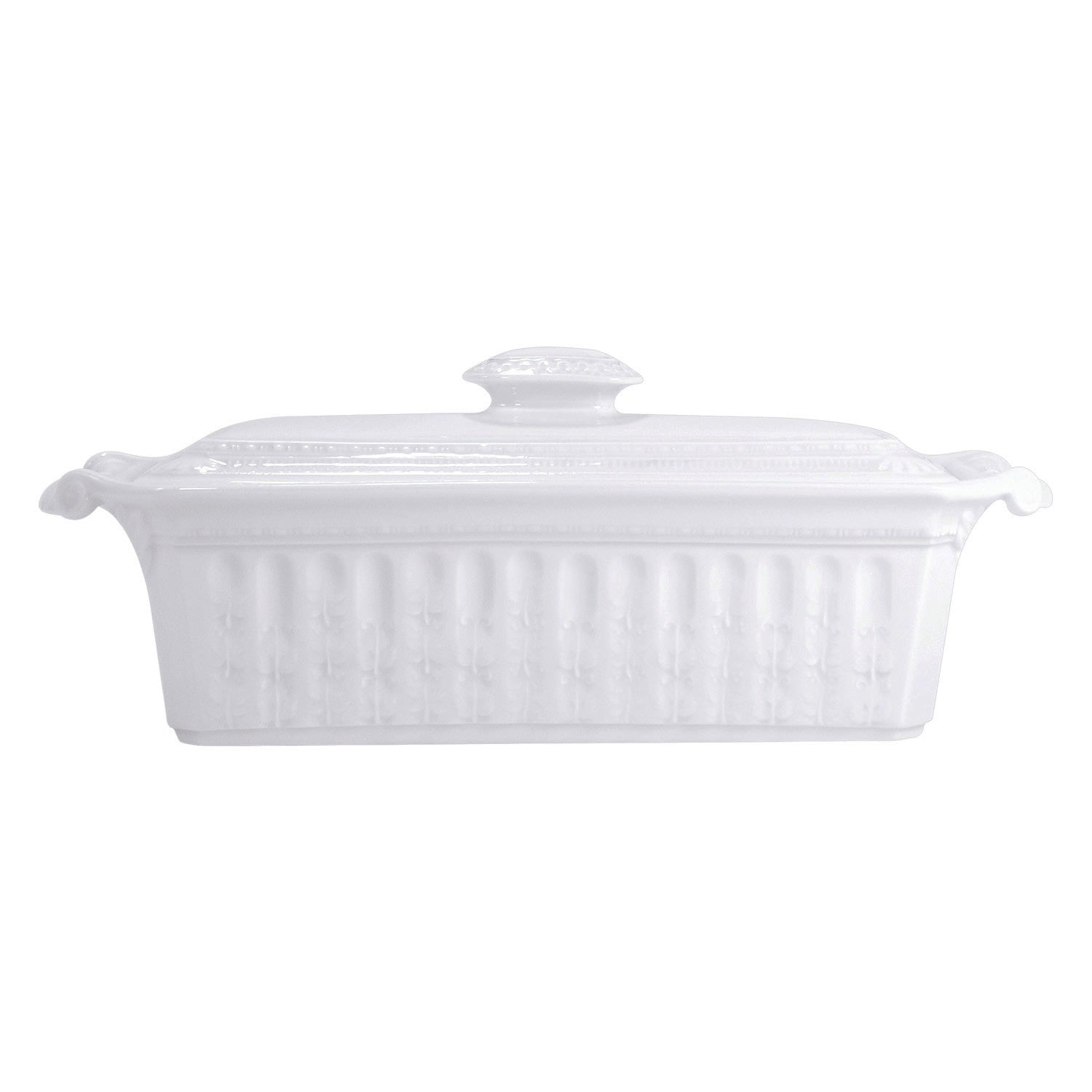 Maison Lipari Louvre Covered Terrine - Rectangular - 13.8 X 5.1"  BERNARDAUD.