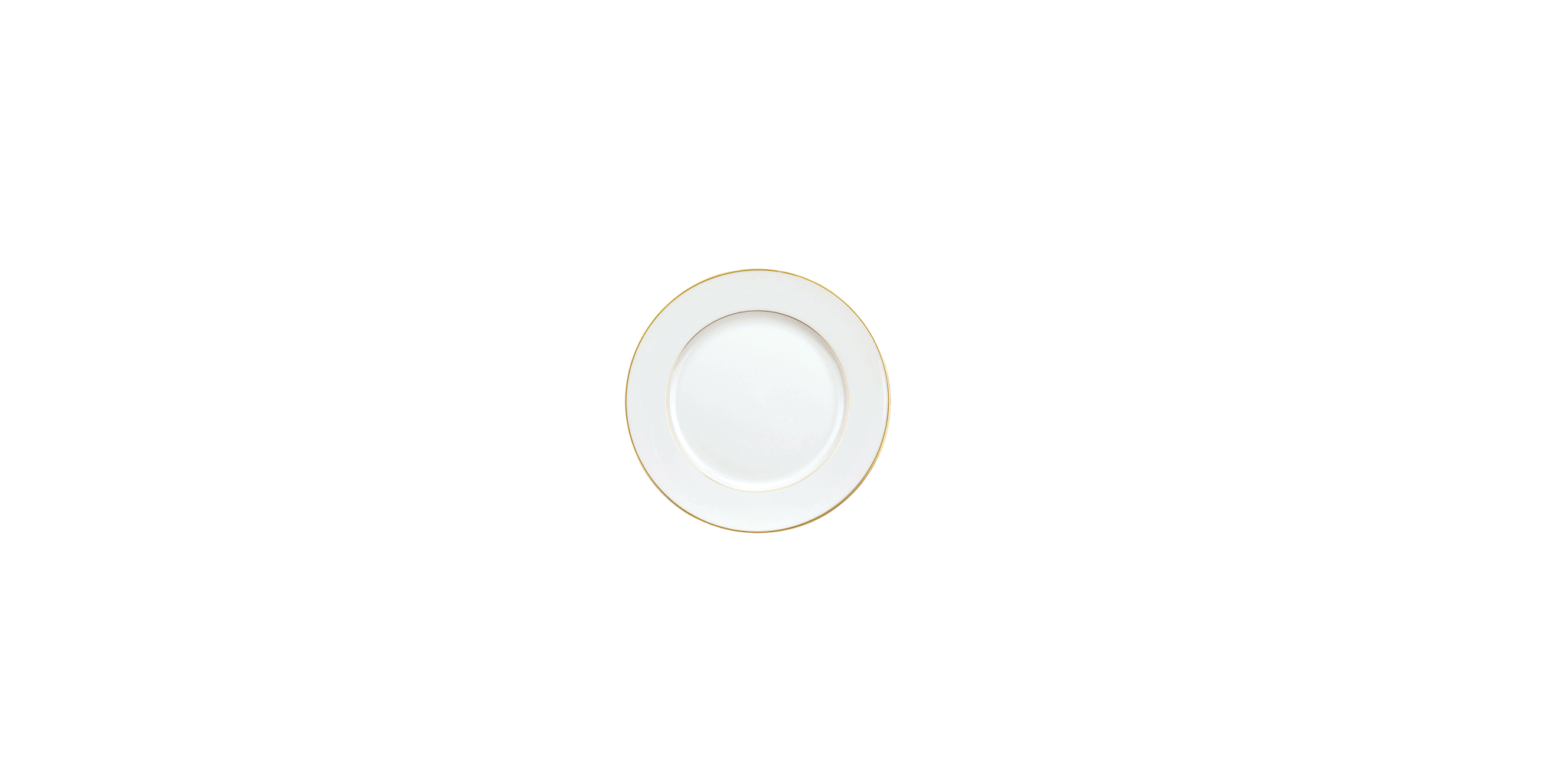Maison Lipari CHRISTOFLE Albi Bread Plate Gold Porcelain D: 16 cm  CHRISTOFLE.