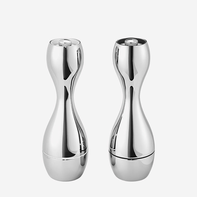 Maison Lipari Cobra Salt & Pepper Grinder Set - Silver  GEORG JENSEN.