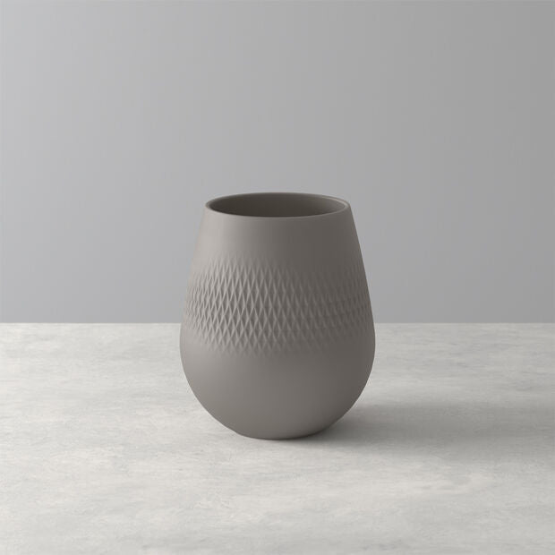 Villeroy & Boch | Manufacture Vase Collier Carré - Petit - Taupe