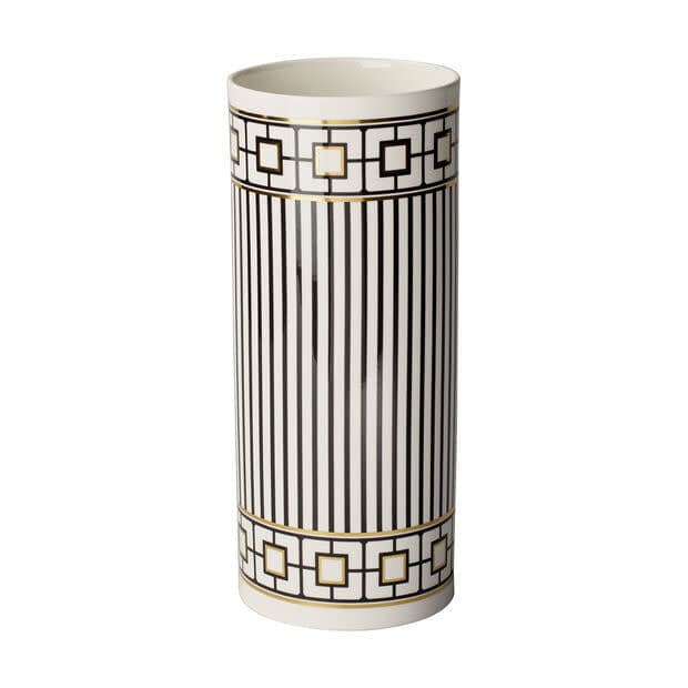 Maison Lipari MetroChic Tall Vase - Black & White  VILLEROY & BOCH.