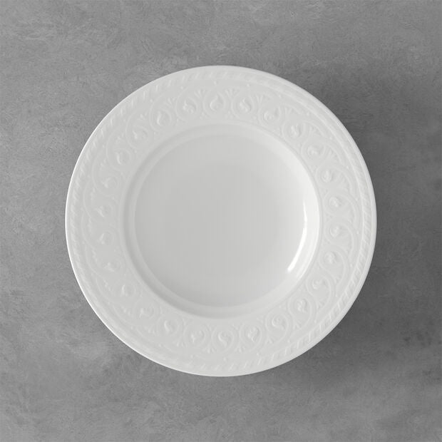 Maison Lipari Cellini Rim Soup Bowl - White  VILLEROY & BOCH.