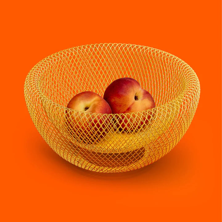 MoMa | Mesh Wire Bowl - Yellow