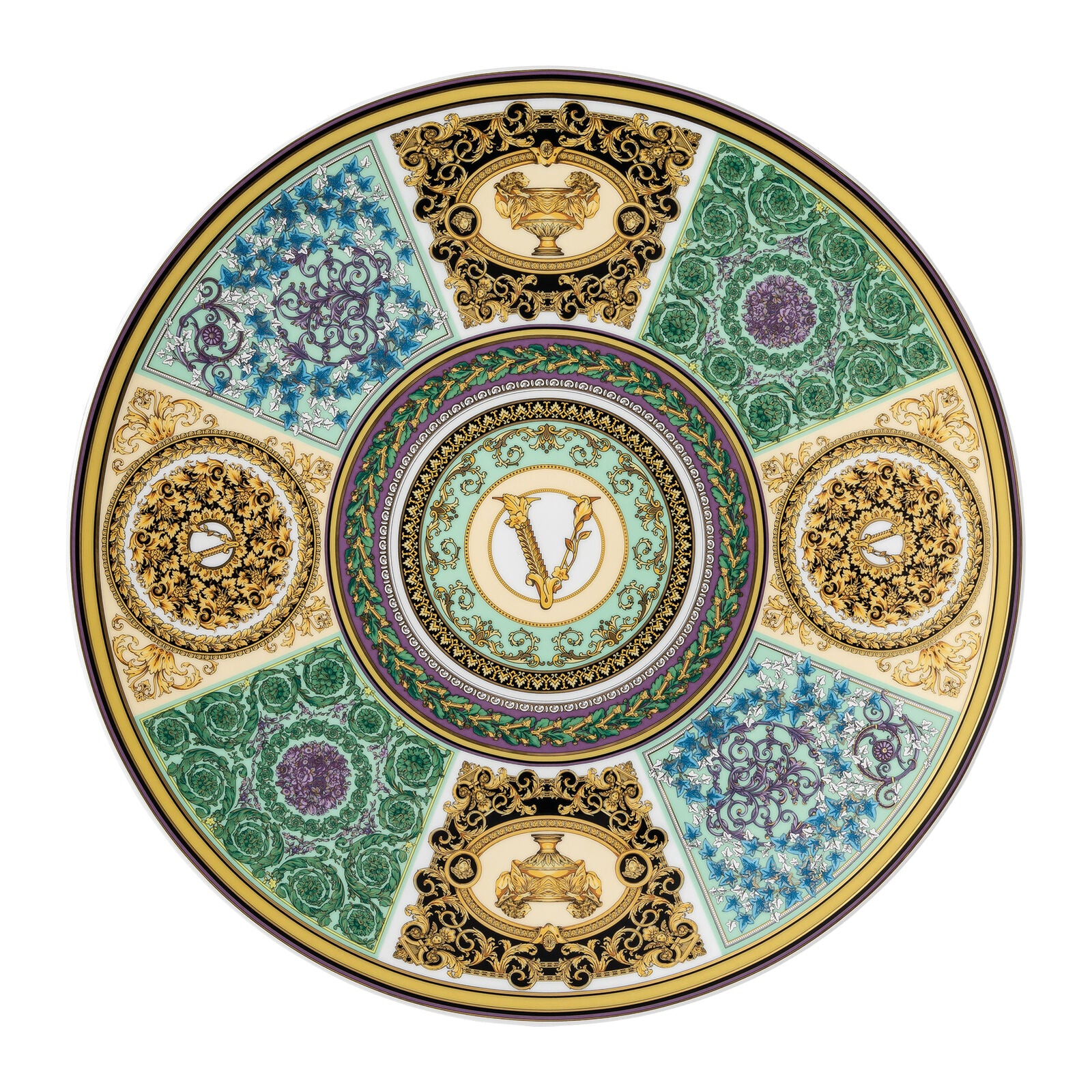 Versace | Assiette de Présentation en Mosaïque Barocco