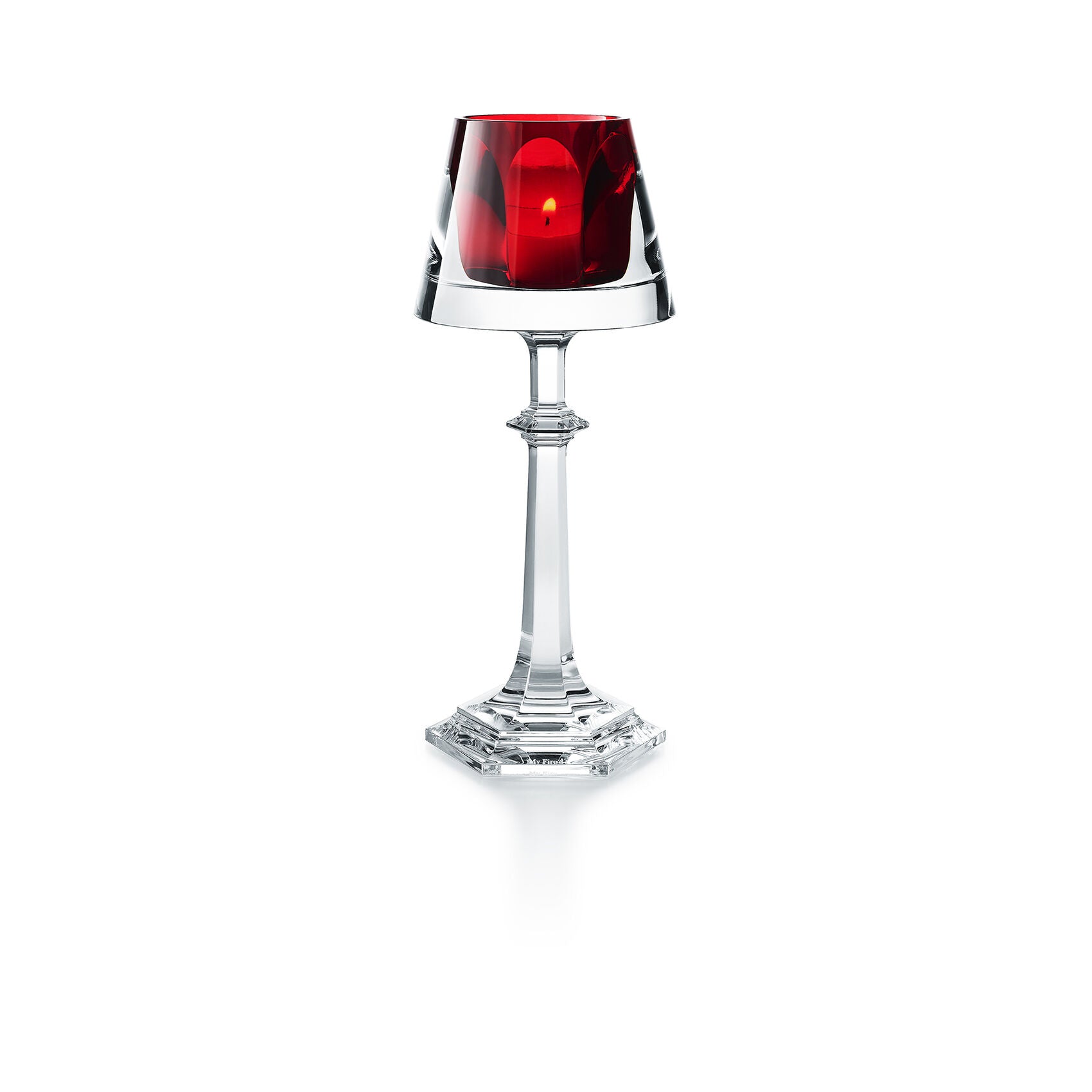 Baccarat | Red Harcourt My Fire Candlestick