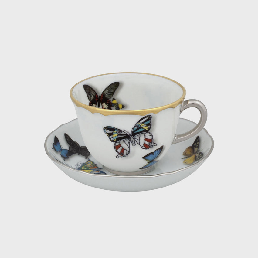 Vista Alegre | Christian Lacroix - Butterfly Parade Tea Cup And Saucer