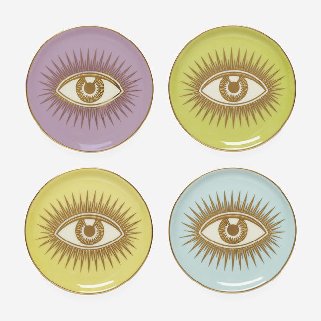 Maison Lipari Le Wink Coaster Set - Multi, Gold  JONATHAN ADLER.